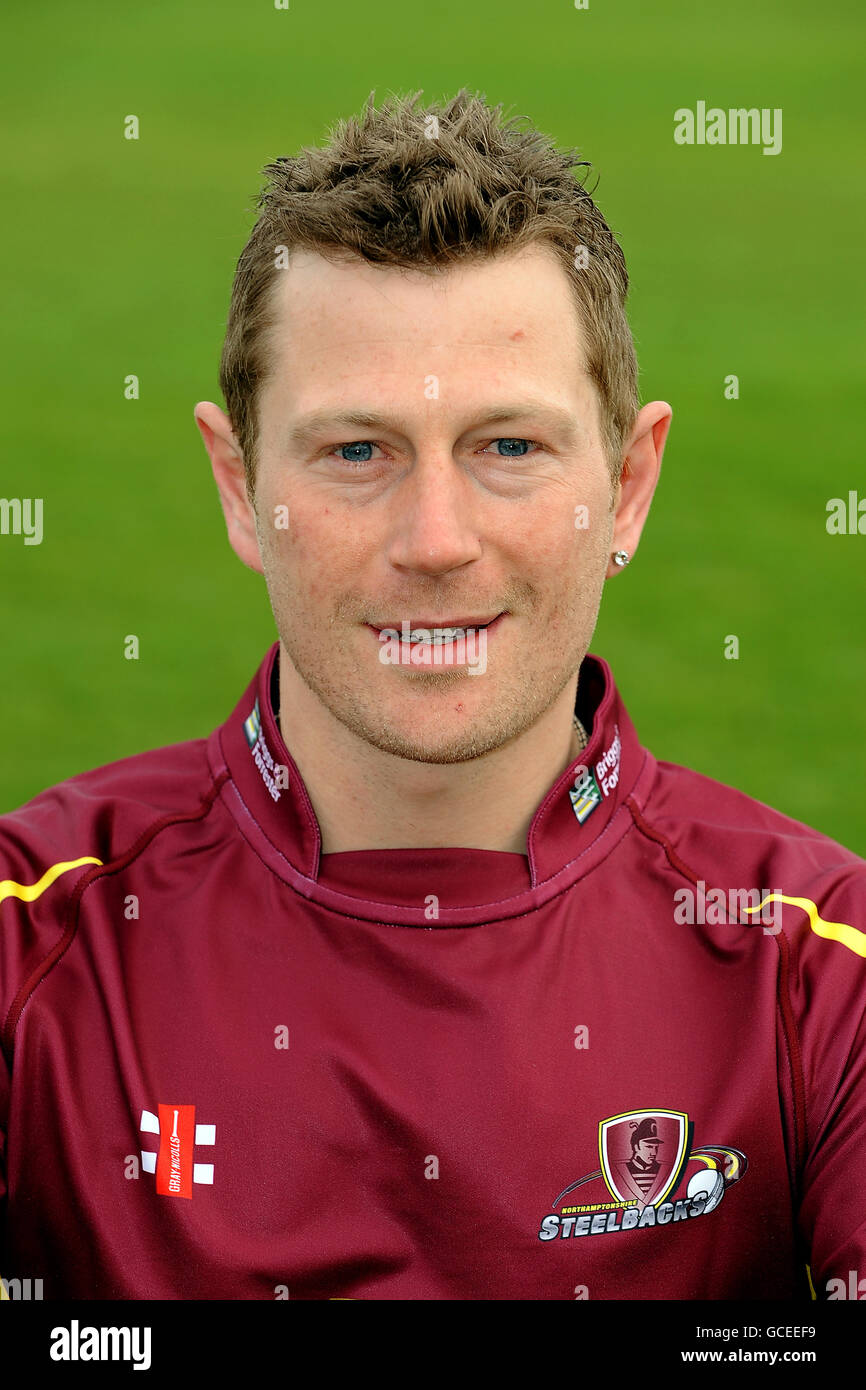 Cricket - Liverpool Victoria County Championship - Northamptonshire Photocall 2010 - County Ground. David Lucas, Northamptonshire Stock Photo