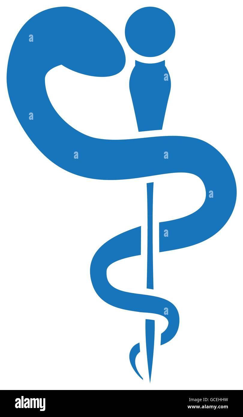 Caduceus icon. Medical and Health care. Vector graphic Stock Vector ...