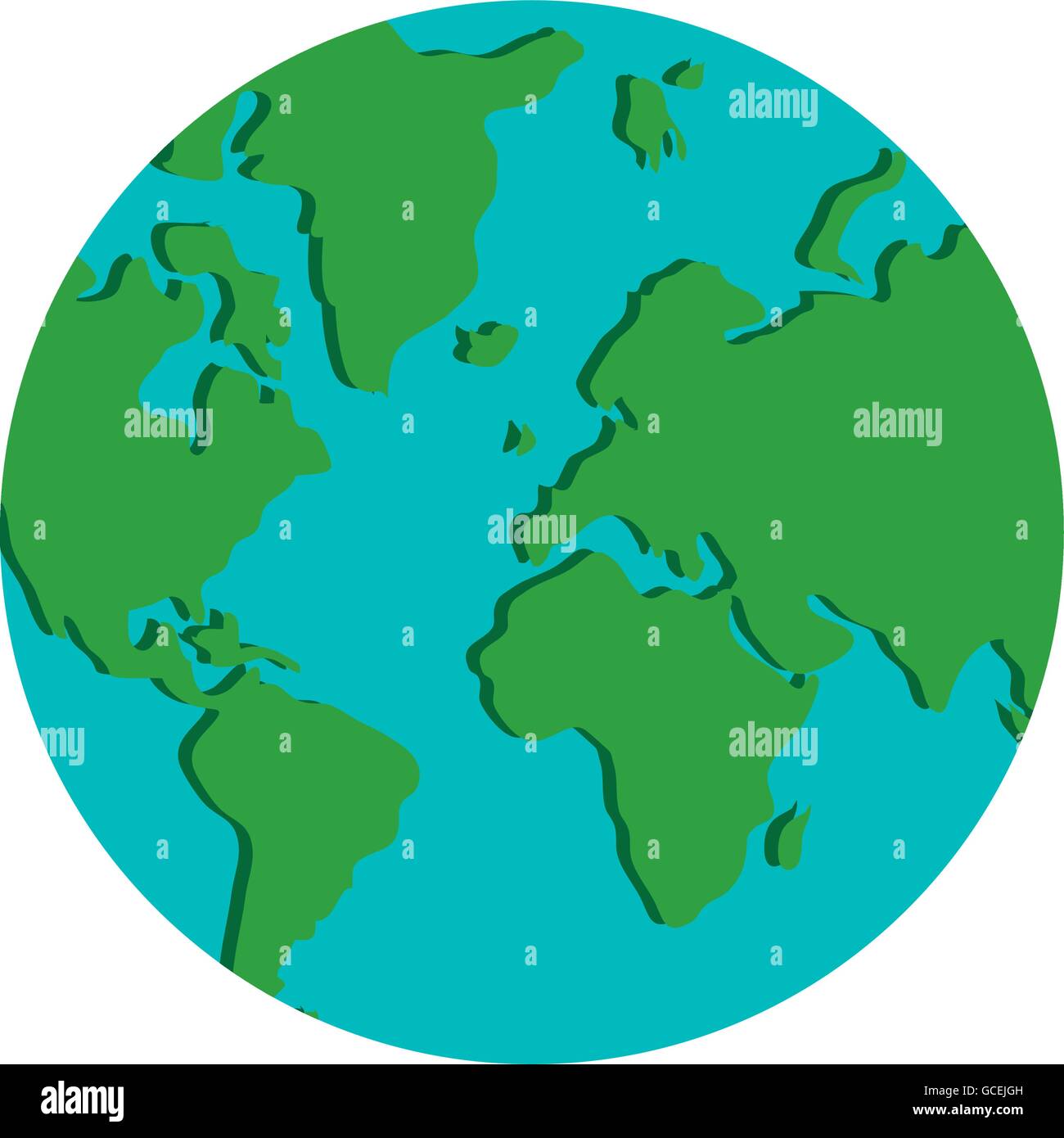 world map globe earth icon Stock Vector Image & Art - Alamy