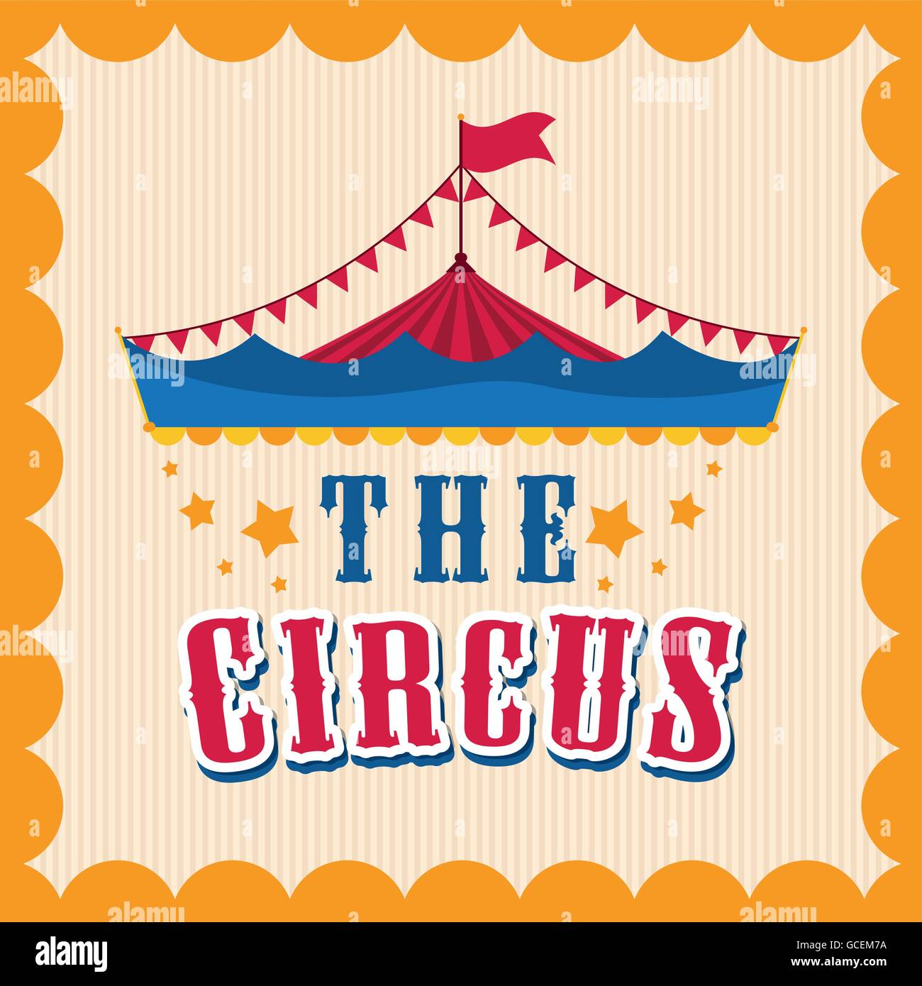 Tent icon. Circus and Carnival design. Vector graphic Stock Vector ...