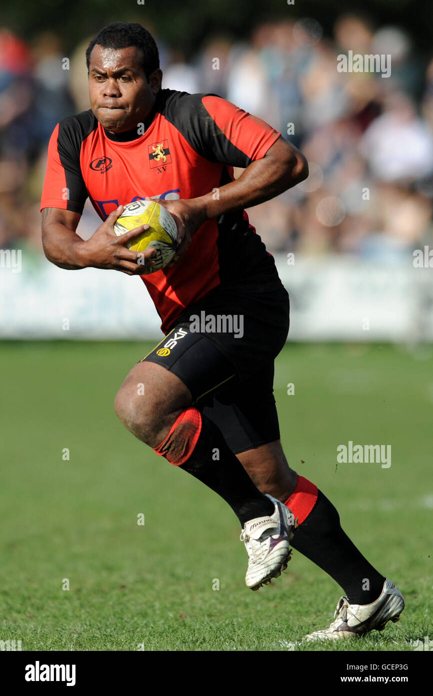 Rugby Union - Gibraltar Asset Management Melrose Sevens - The Greenyards - Melrose. Lance Corporal Jim Naqarase, Army of Scotland Stock Photo