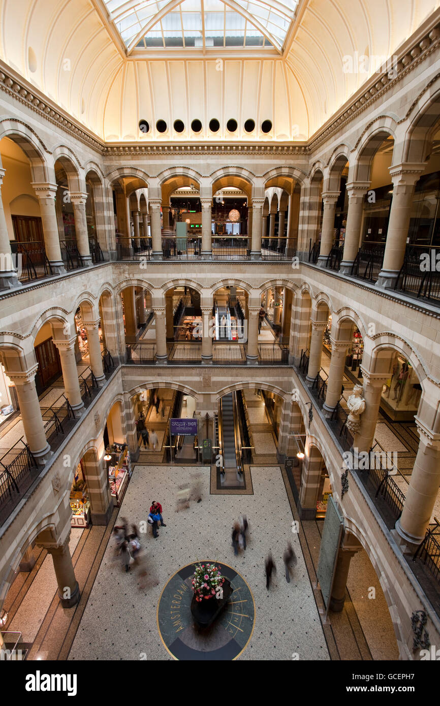 Magna Plaza shopping center in the old post office, Amsterdam, Holland,  Netherlands, Europe Stock Photo - Alamy