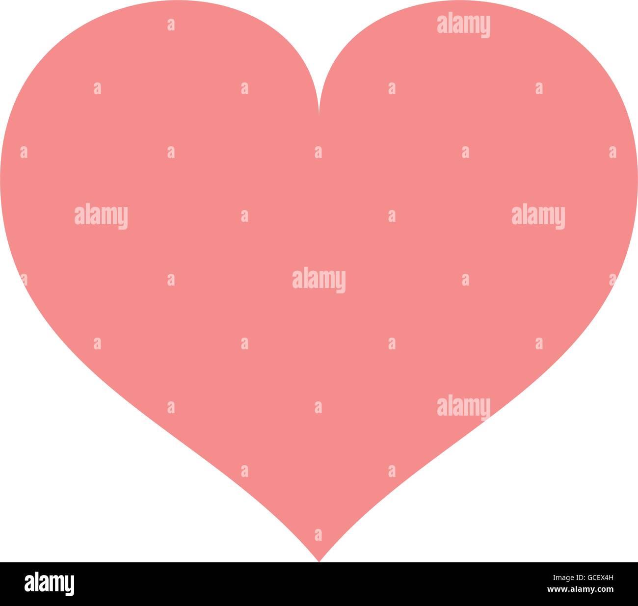 love heart shape romantic icon Stock Vector Image & Art - Alamy