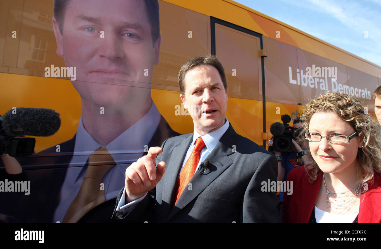 2010 General Election campaign Apr 9th Stock Photo - Alamy