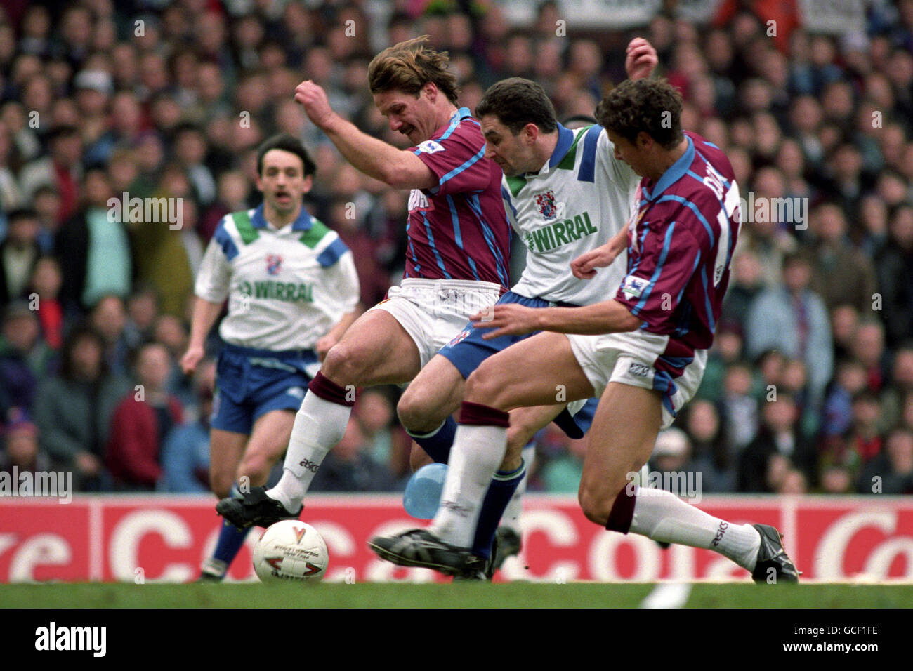 Soccer - Coca Cola Cup - Semi Final - Second Leg - Aston Villa v Tranmere Rovers - Villa Park Stock Photo