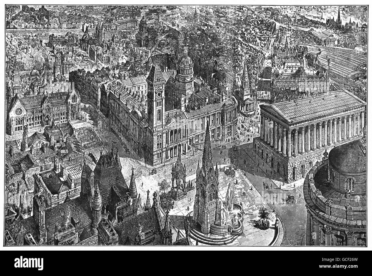 BIRMINGHAM, England, about 1850 Stock Photo