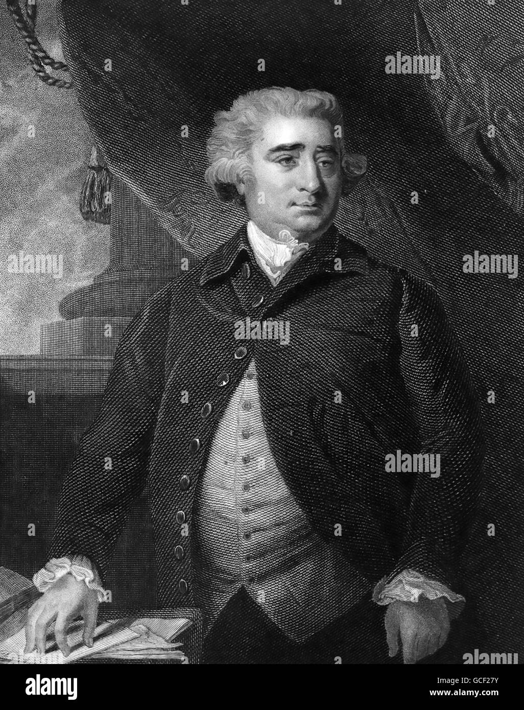 CHARLES JAMES FOX (1749-1806) English Whig statesman. Steel engraving ...