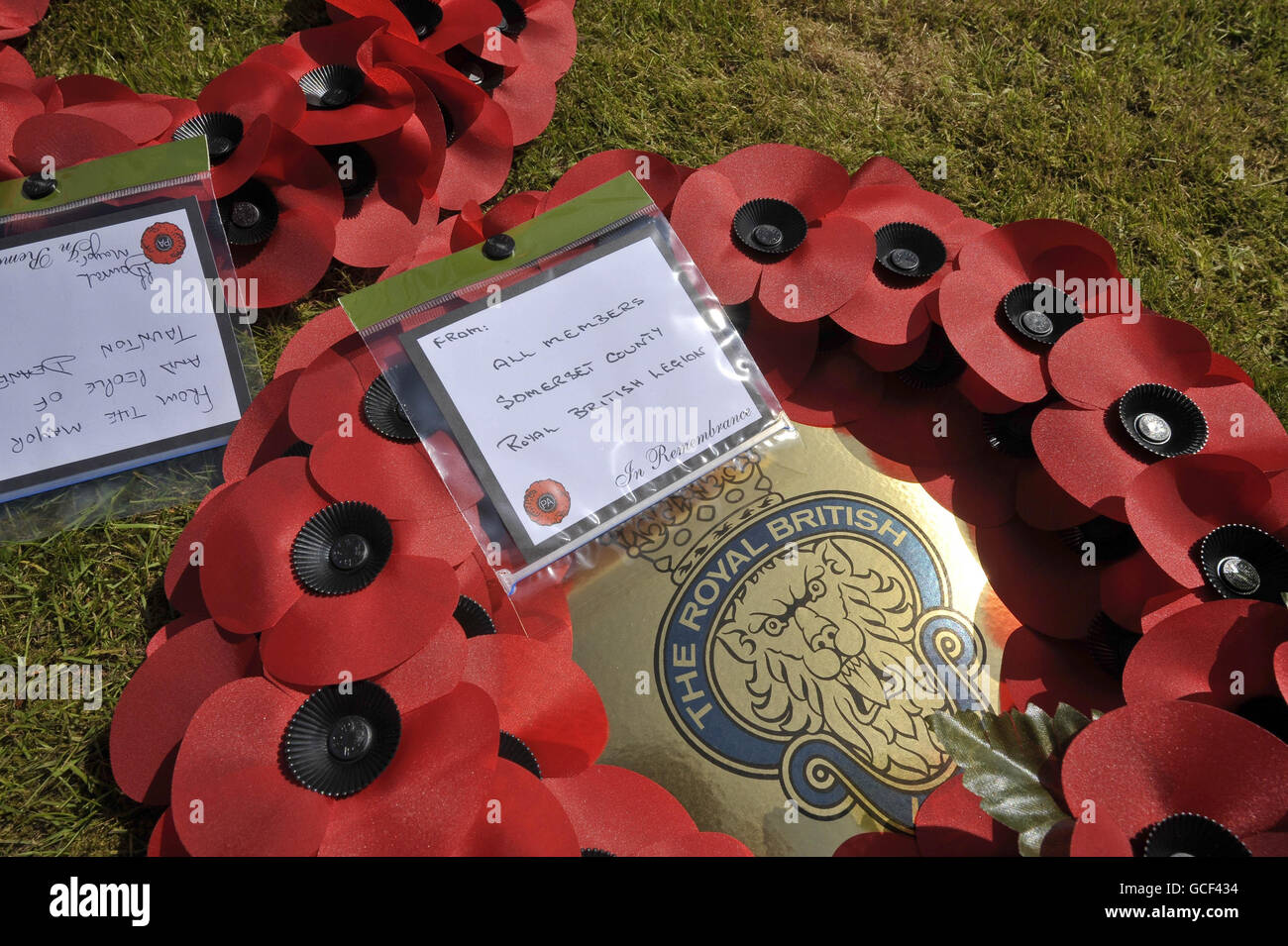 Rorke's drift soldier's grave re-dedication Stock Photo