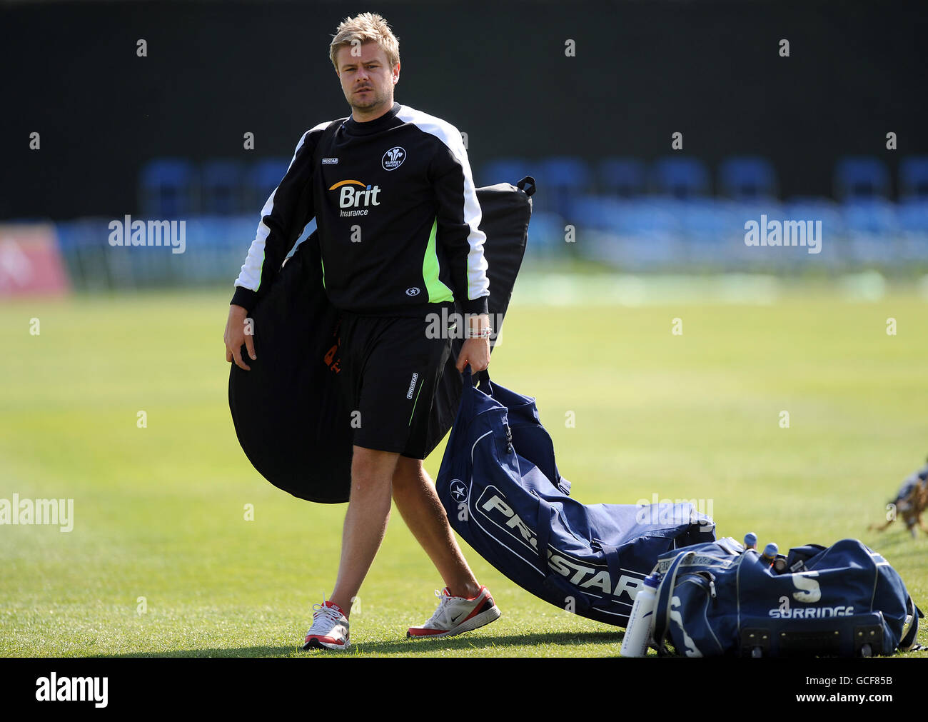 Surrey's Surrey Strength and Conditioning Coach Ashley Wright Stock Photo