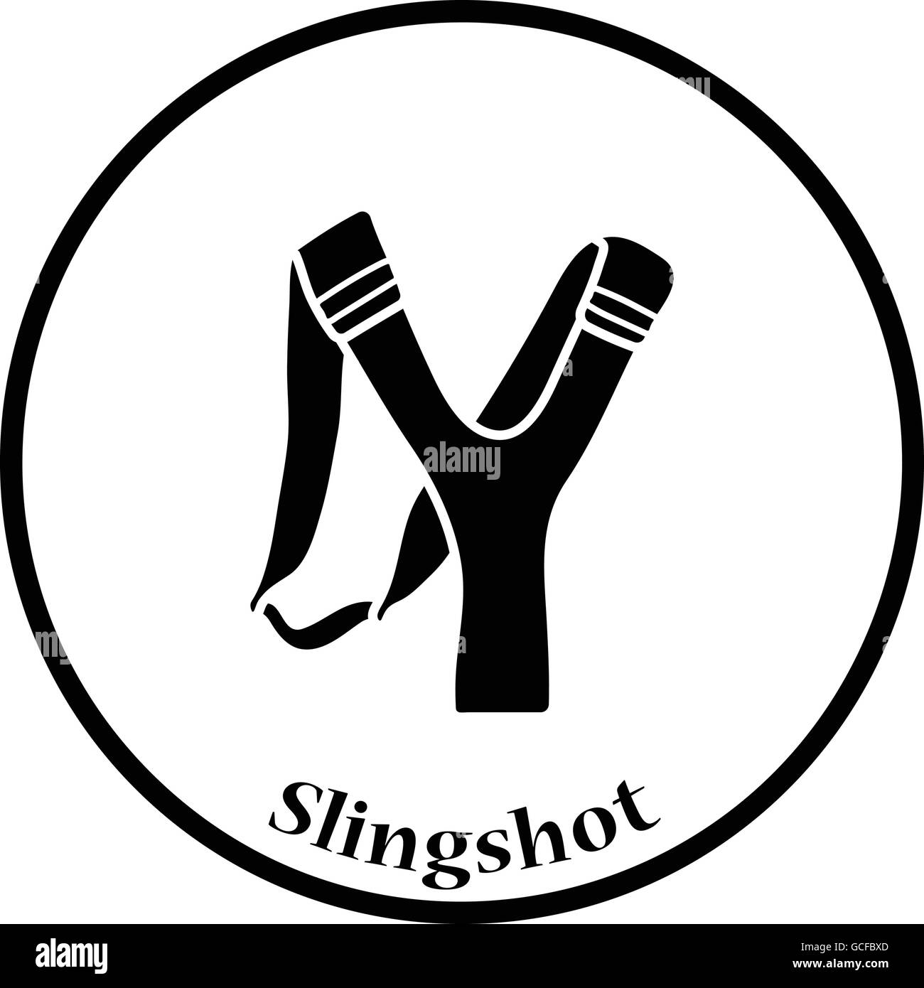Slingshot icon Stock Vector Images Page 2 Alamy