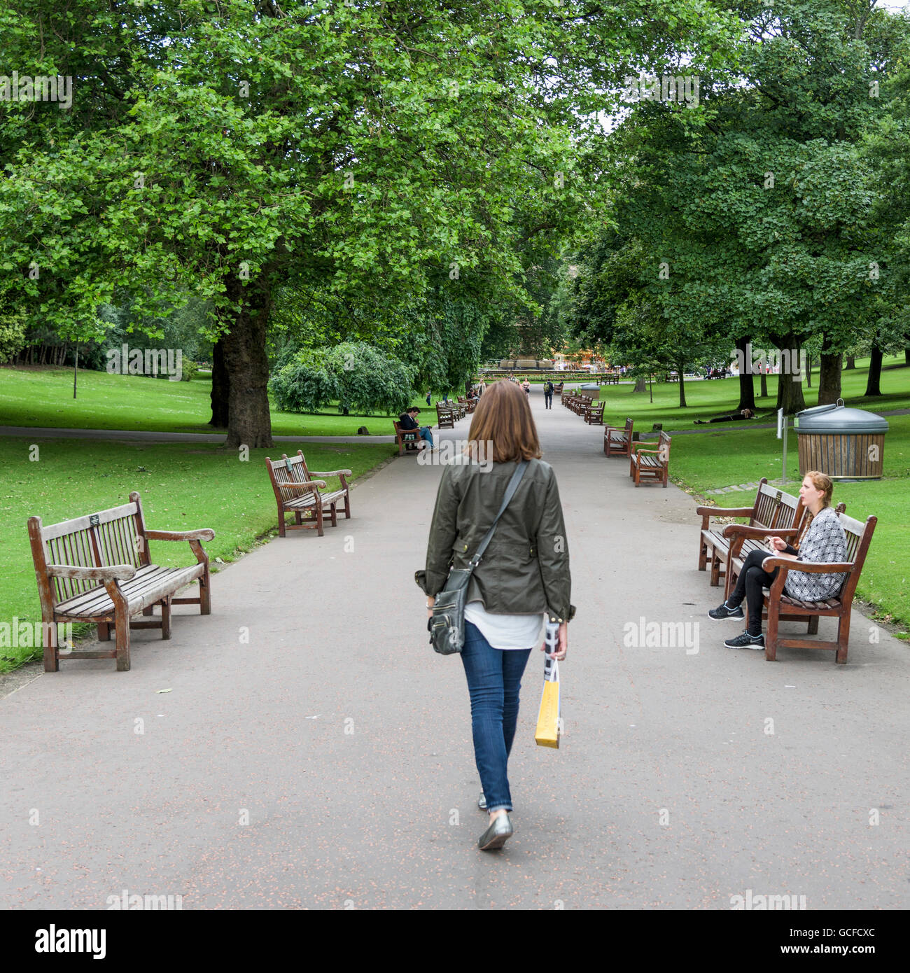 Mature woman outdoors hi-res stock photography and images - Alamy
