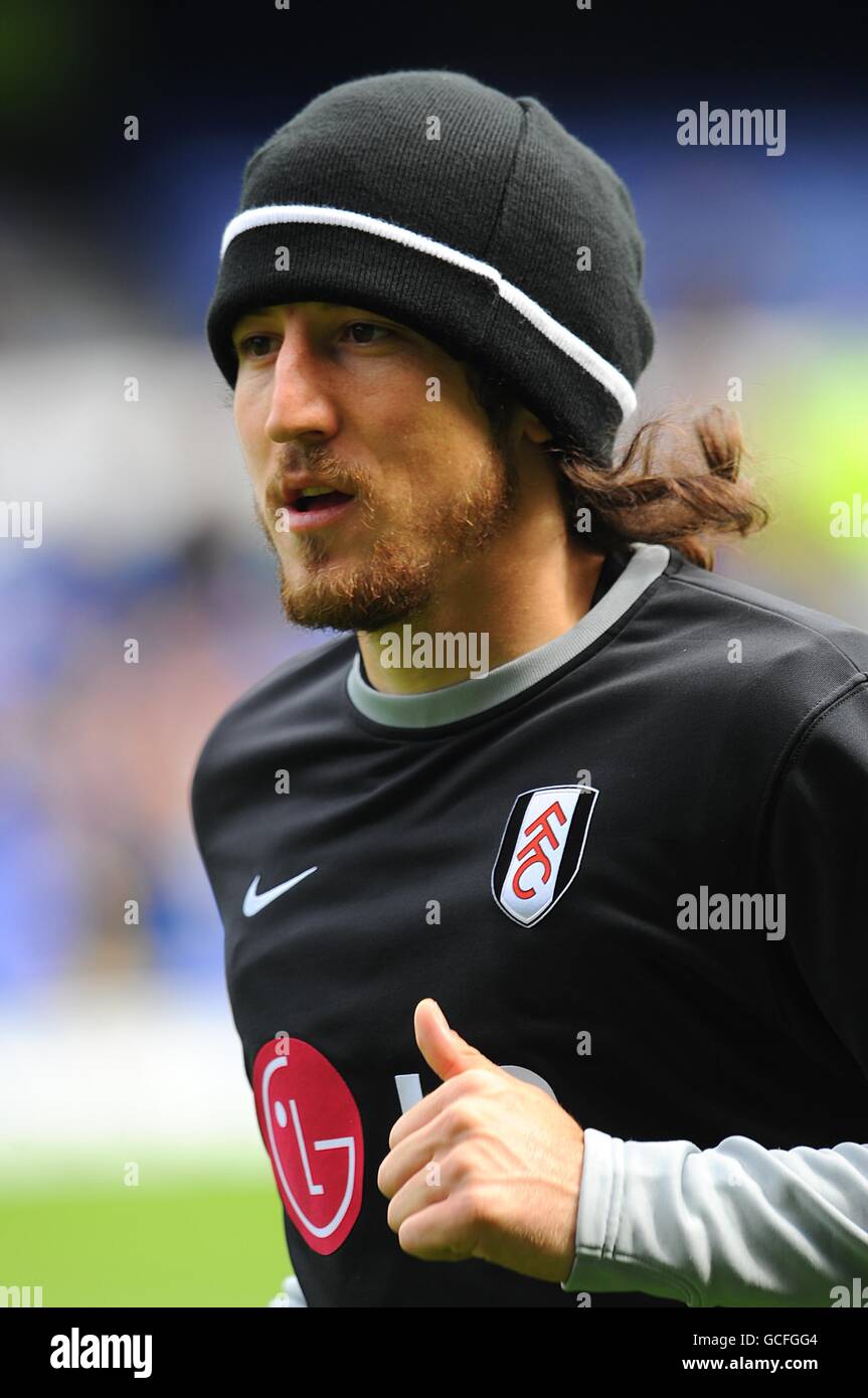 Soccer - Barclays Premier League - Everton v Fulham - Goodison Park Stock Photo