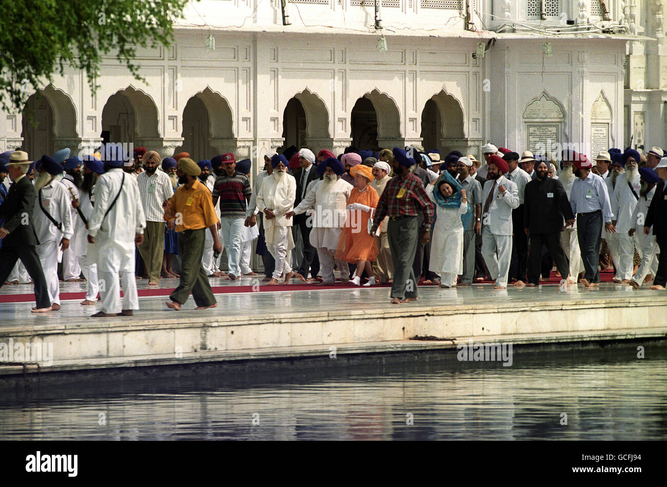 Royalty Queen Elizabeth II Visit to India Stock Photo Alamy
