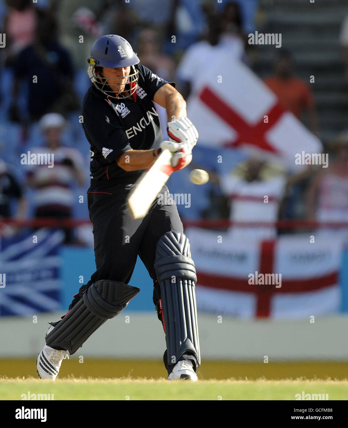 Cricket - ICC World Twenty20 - Super Eights - New Zealand v England - Beausejour Stadium Stock Photo