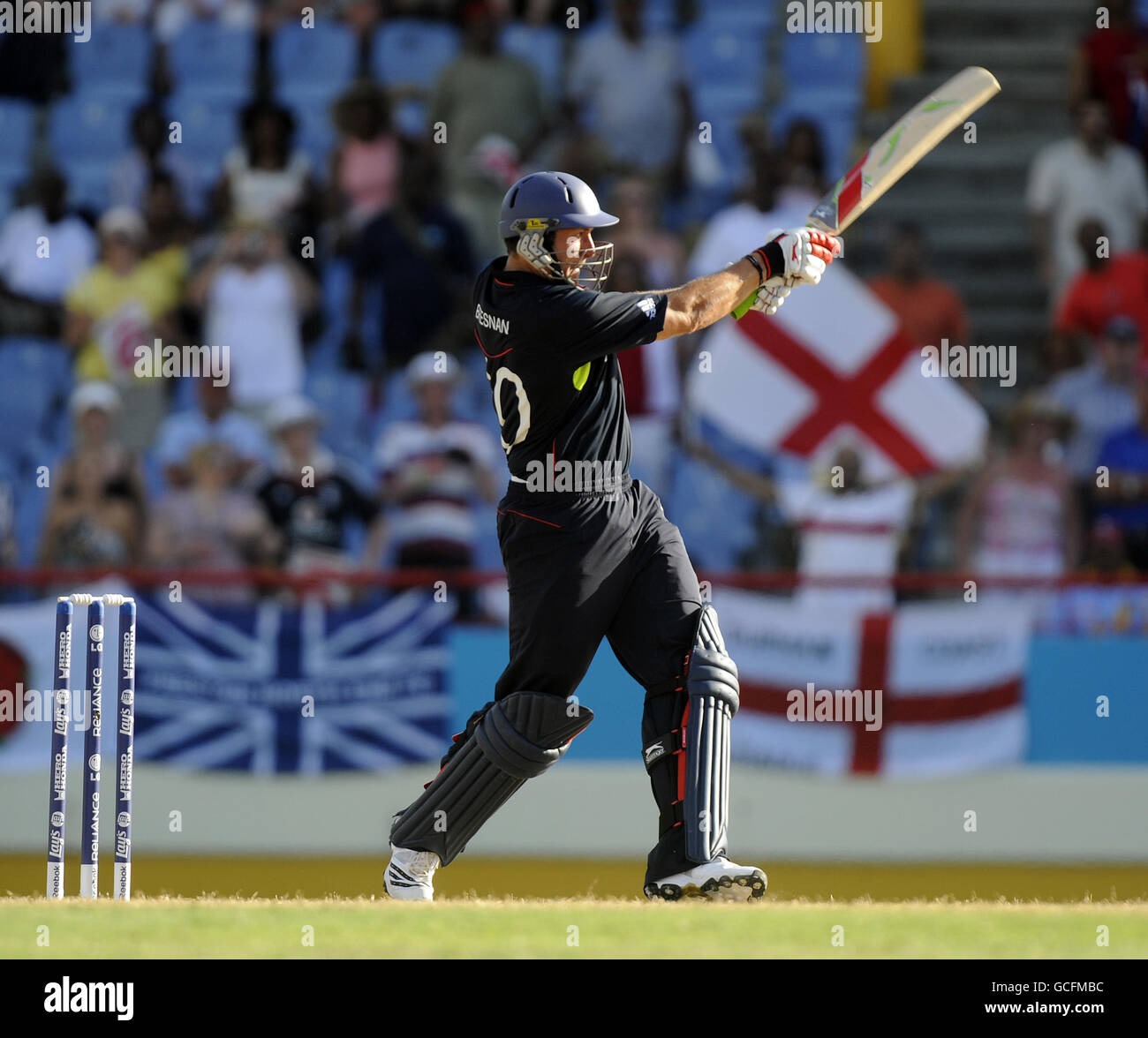 Cricket - ICC World Twenty20 - Super Eights - New Zealand v England - Beausejour Stadium Stock Photo