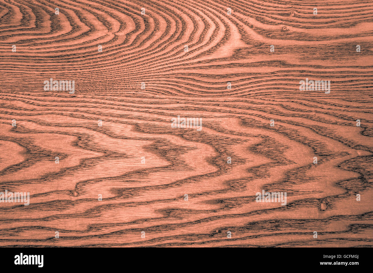 Perfect orange grayish orangish light wood texture background unfolding throughout the screen Stock Photo