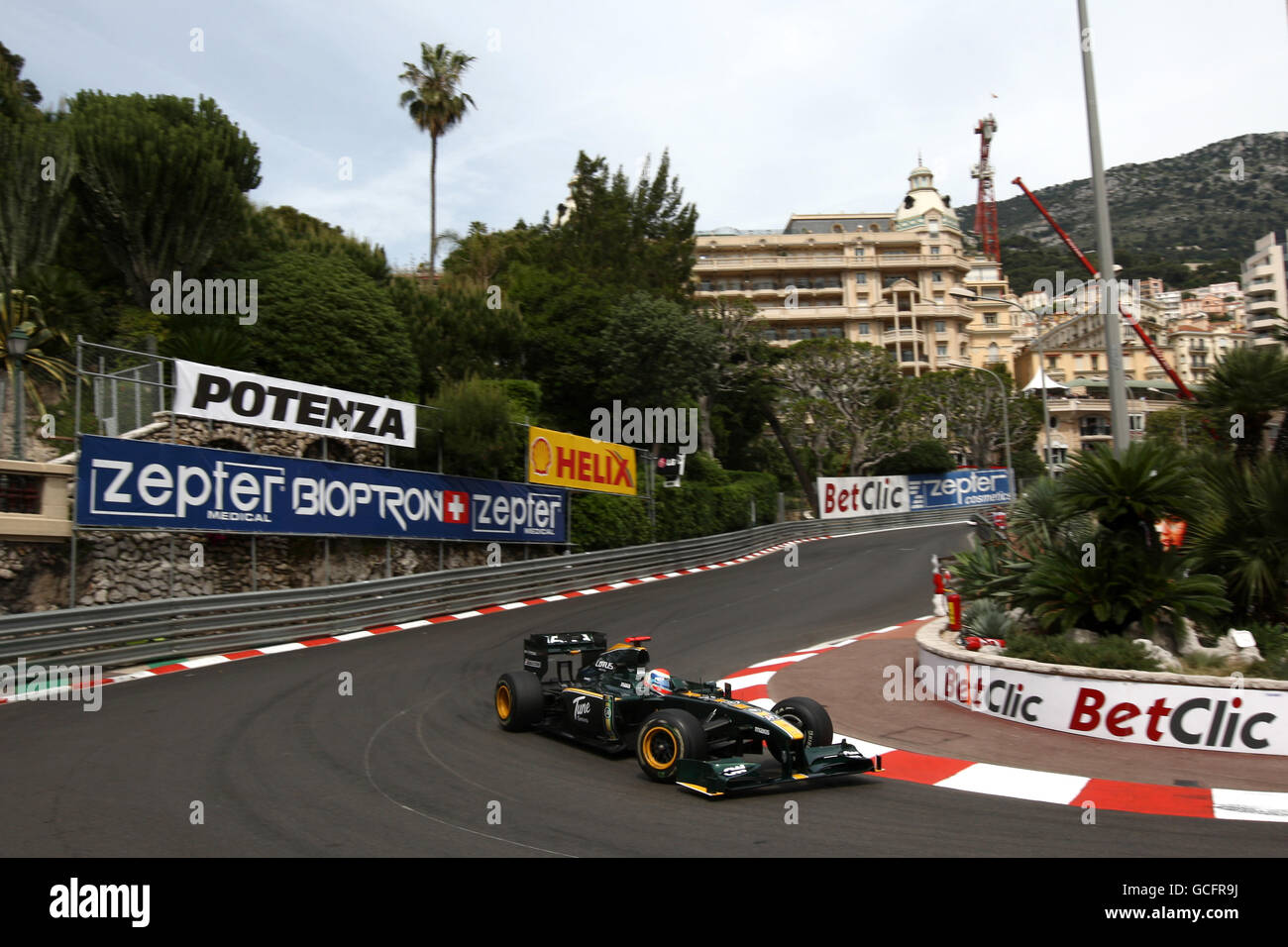 Formula One Motor Racing - Monaco Grand Prix - Practice and Qualifying - Circuit de Monaco. Jarno Trulli (ITA), Lotus. Stock Photo