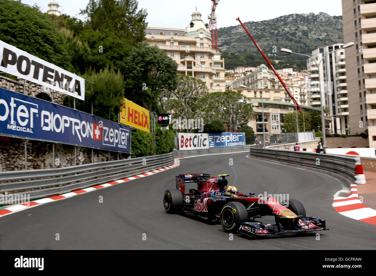 Formula One Motor Racing - Monaco Grand Prix - Practice and Qualifying - Circuit de Monaco. Jaime Alguersuari (ESP), Toro Rosso. Stock Photo