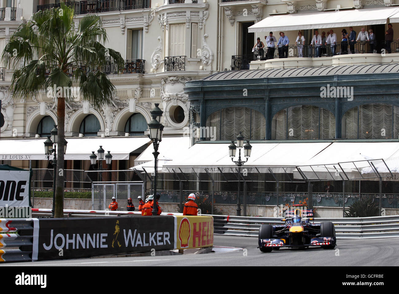 Formula One Motor Racing - Monaco Grand Prix - Practice and Qualifying - Circuit de Monaco. Sebastian Vettel (GER), Red Bull. Stock Photo