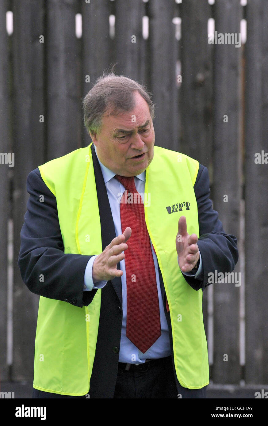 Former Deputy Prime Minister John Prescott During A Visit To Hills ...