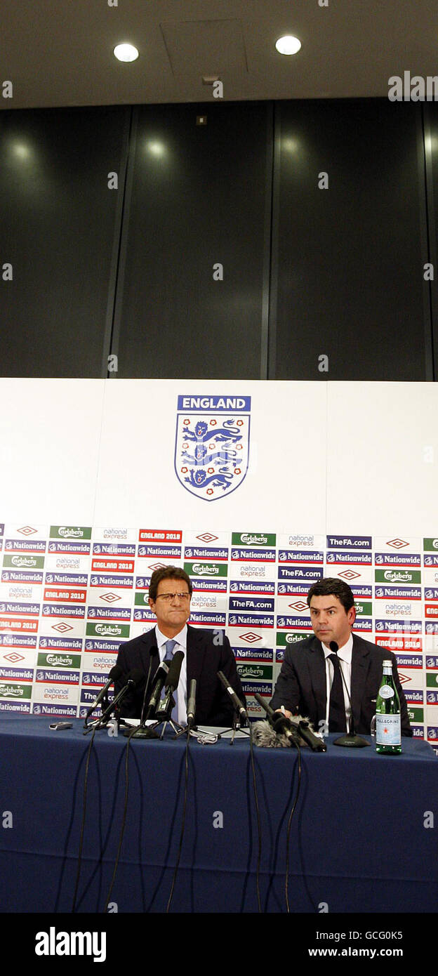 Soccer - England 2010 FIFA World Cup Squad Announcement - Wembley Stadium Stock Photo