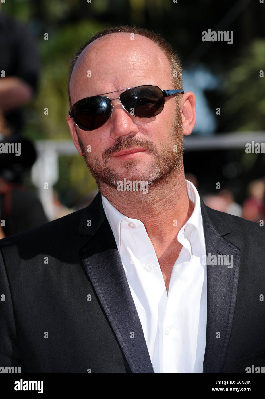 Actor Mark Womack attends the premiere of Ken Loach's Route Irish in which he stars, during the 63rd Cannes Film Festival, France. The film is a late entry for the Palme D'Or. Stock Photo