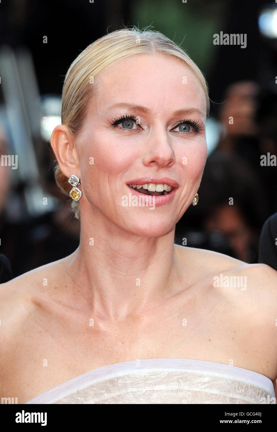 Actress Naomi Watts attends premiere for Fair Game, a film based on the true story of Whitehouse scandal, in which she plays outed CIA agent, Valerie Plame Wilson, the wife of journalist Joseph Wilson who was critical of George W Bush's invasion of Iraq, during the 63rd Cannes Film Festival, France. PRESS ASSOCIATION Photo. Picture date: Thursday May 20, 2010. See PA story SHOWBIZ Cannes. Photo credit should read: Fiona Hanson/PA Wire Stock Photo