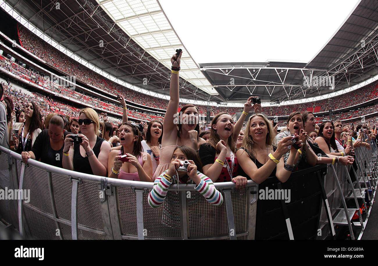 Capital Radio Summertime Ball London. The crowd during the Capital FM