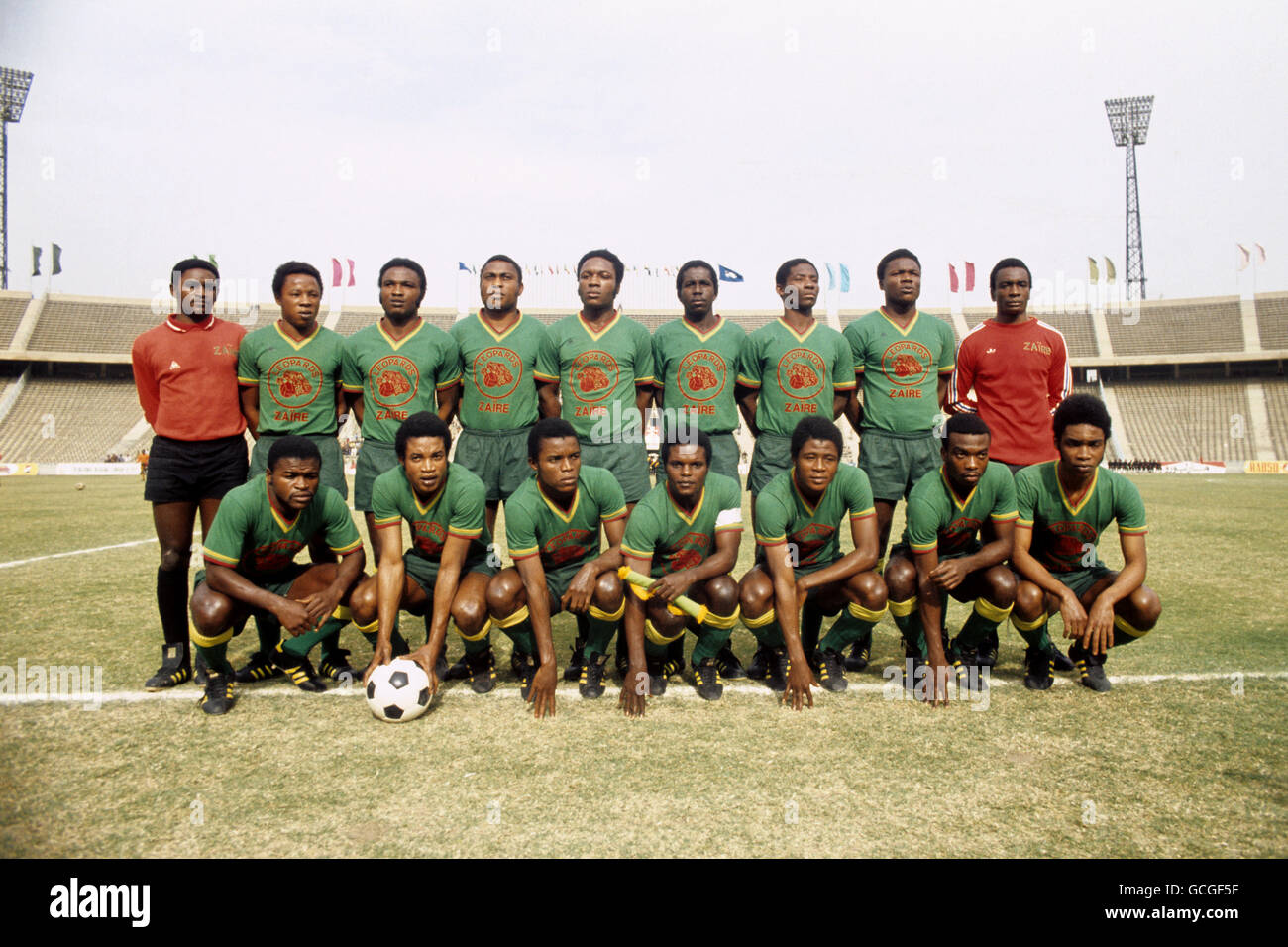 Soccer - African Nations Cup - Final - Zambia v Zaire. Zaire squad Stock  Photo - Alamy
