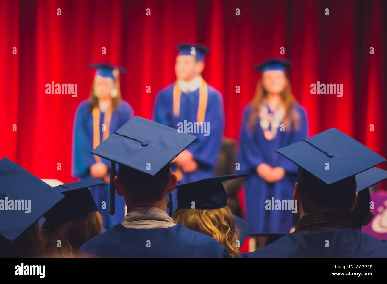 Graduation Ceremony Stock Photo