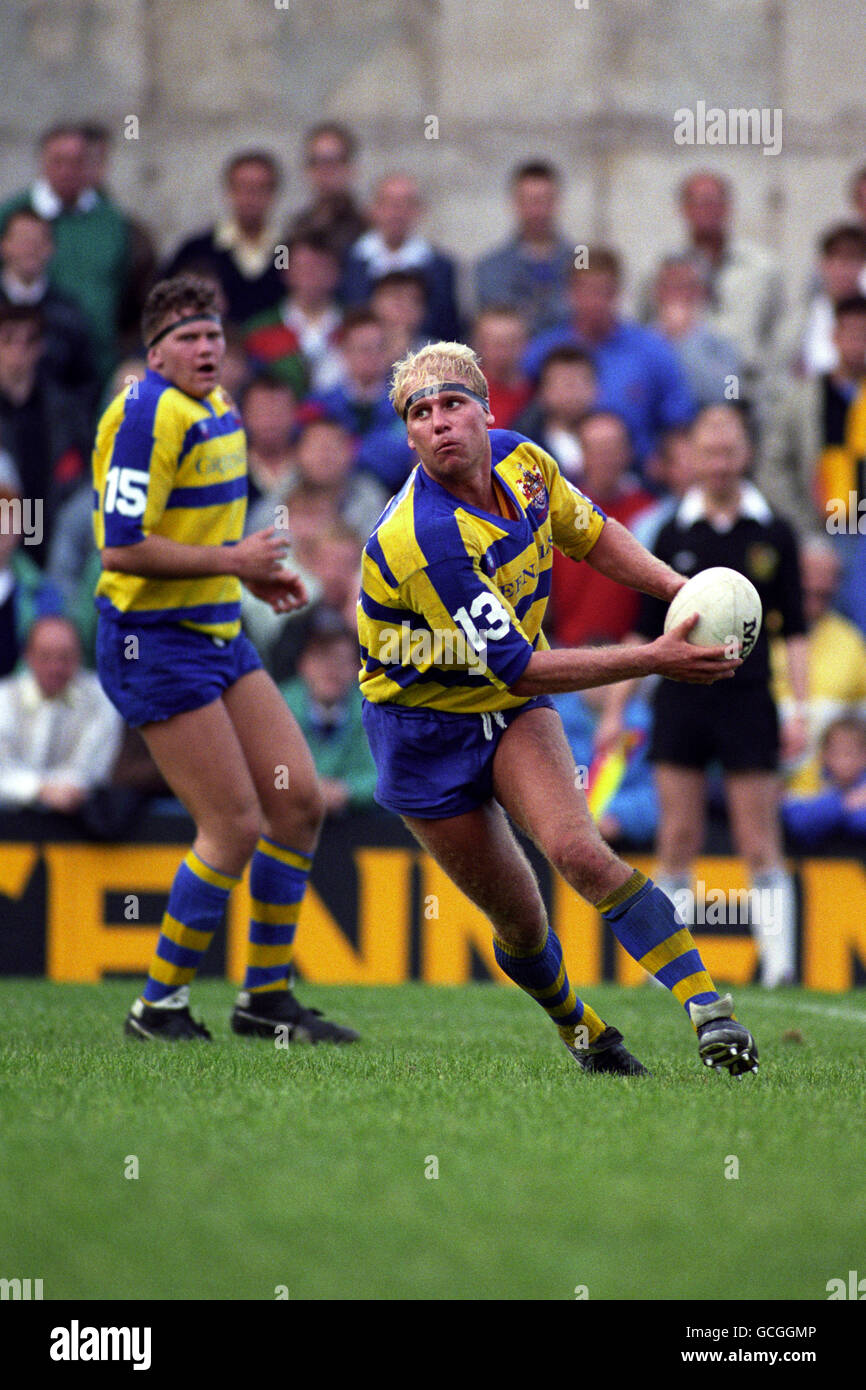 RUGBY LEAGUE 1989-90. MIKE GREGORY, WARRINGTON Stock Photo