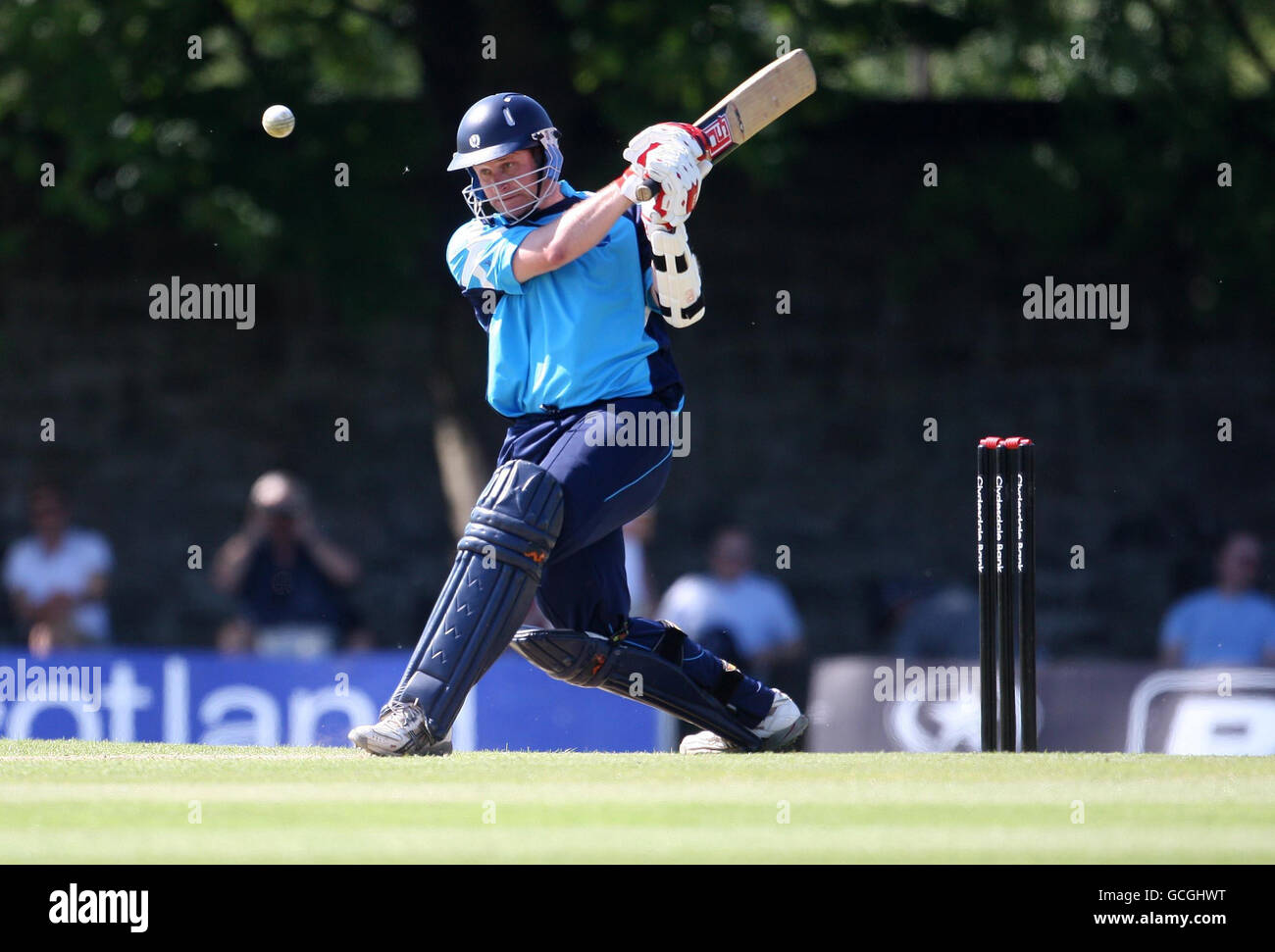 Scottish Saltires' Neil McCallum bats during the Clydesdale Bank 40
