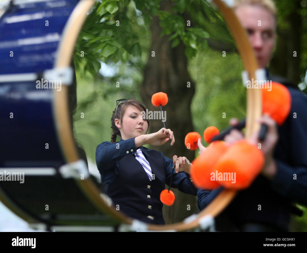 National Pipe Band Championships Stock Photo Alamy