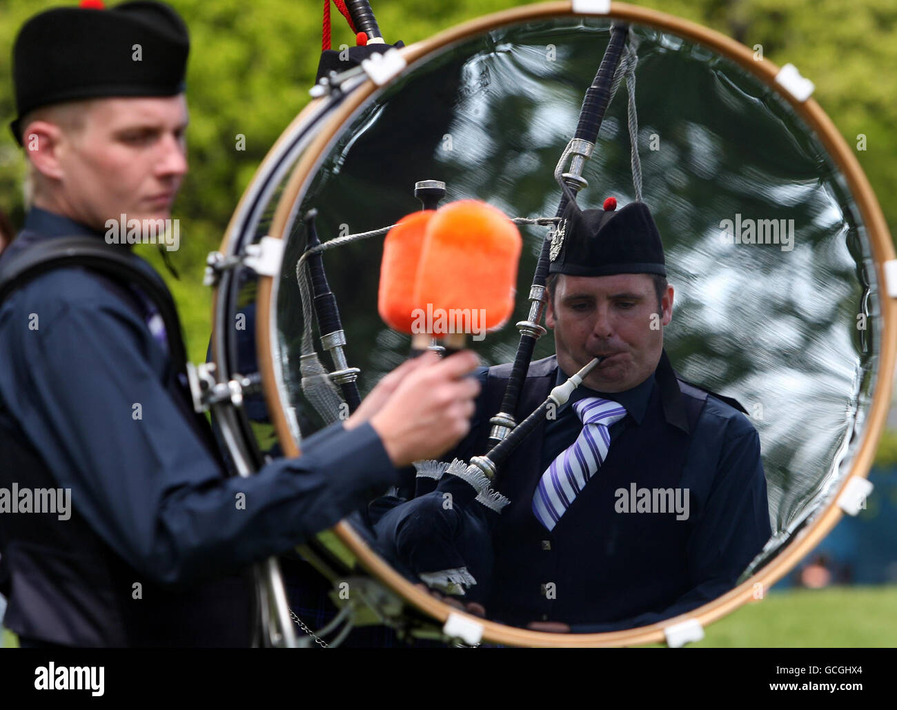National Pipe Band Championships Stock Photo Alamy
