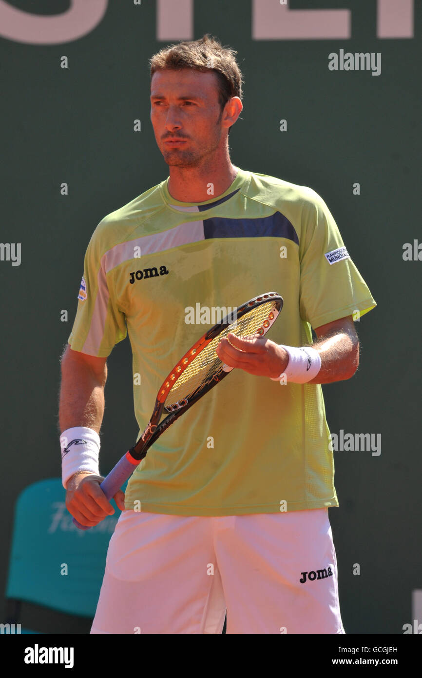 Tennis - ATP World Tour Masters - Day Three - Monte-Carlo. Juan Carlos Ferrero, Spain Stock Photo