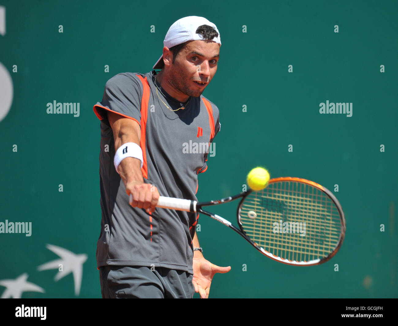 Tennis - ATP World Tour Masters - Day Three - Monte-Carlo. Albert Montanes, Spain Stock Photo