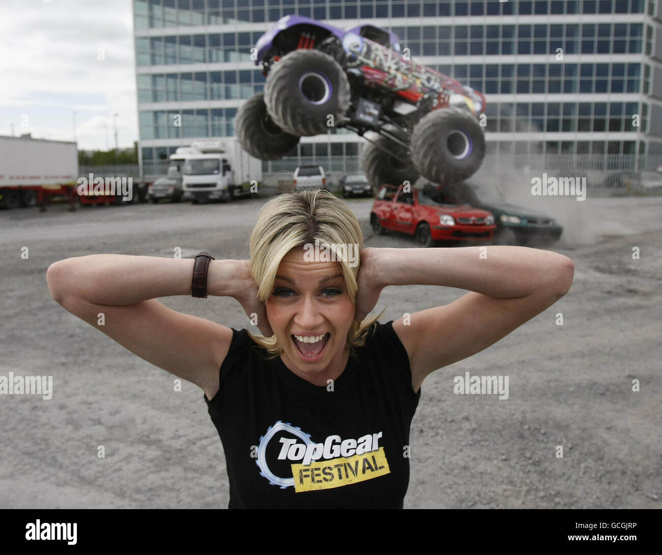 forræder længes efter kort Top Gear Live in Dublin launch Stock Photo - Alamy