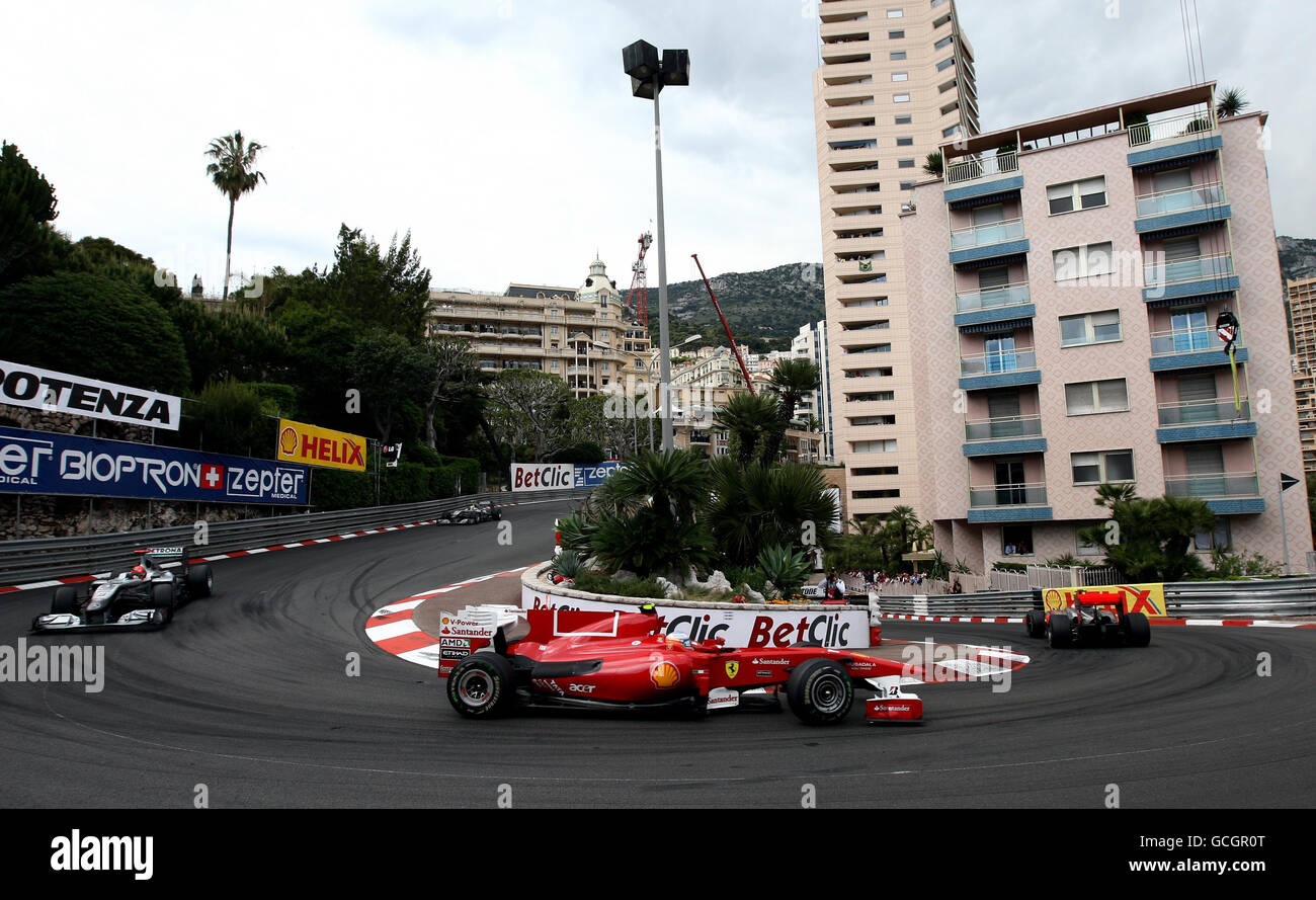 Ferrari Driver Fernando Alonso During The Monaco Grand Prix At The Circuit De Monaco Monte Carlo Stock Photo Alamy