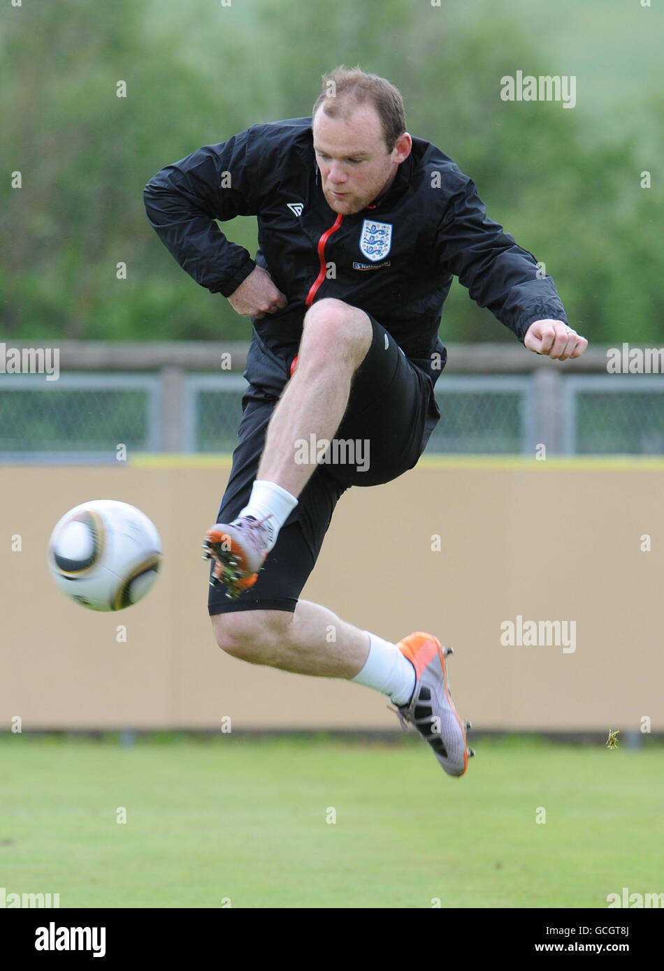 England's Wayne Rooney during the training session at the ATV Arena, Irdning, Austria. Stock Photo