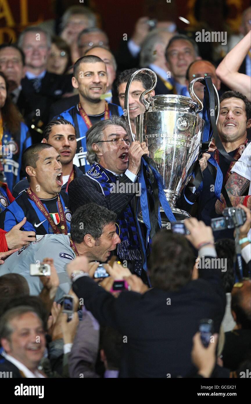 Soccer Uefa Champions League Final Bayern Munich V Inter Milan Santiago Bernabeu Stock Photo Alamy