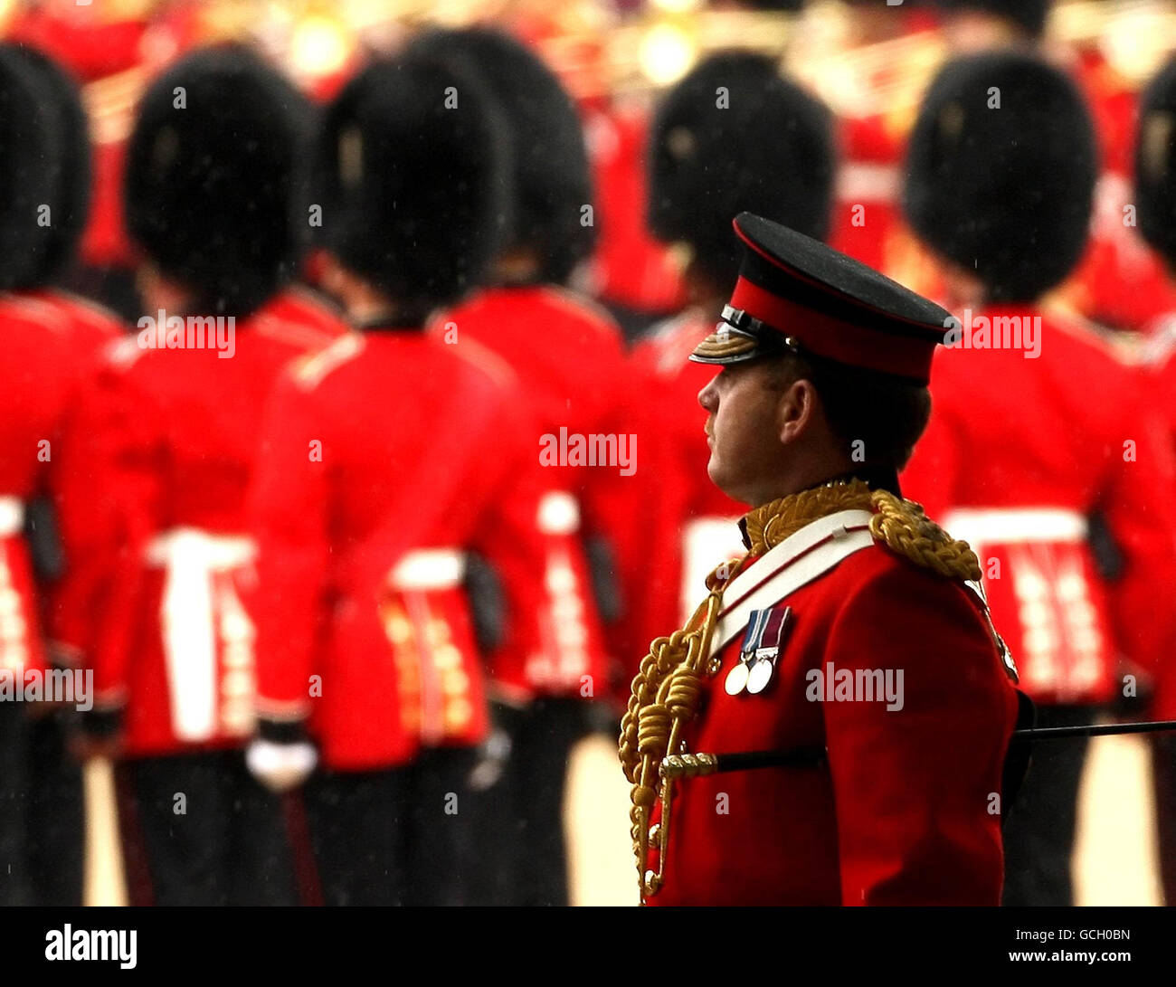 Colonel's Review of the Trooping the Colour Parade Stock Photo Alamy