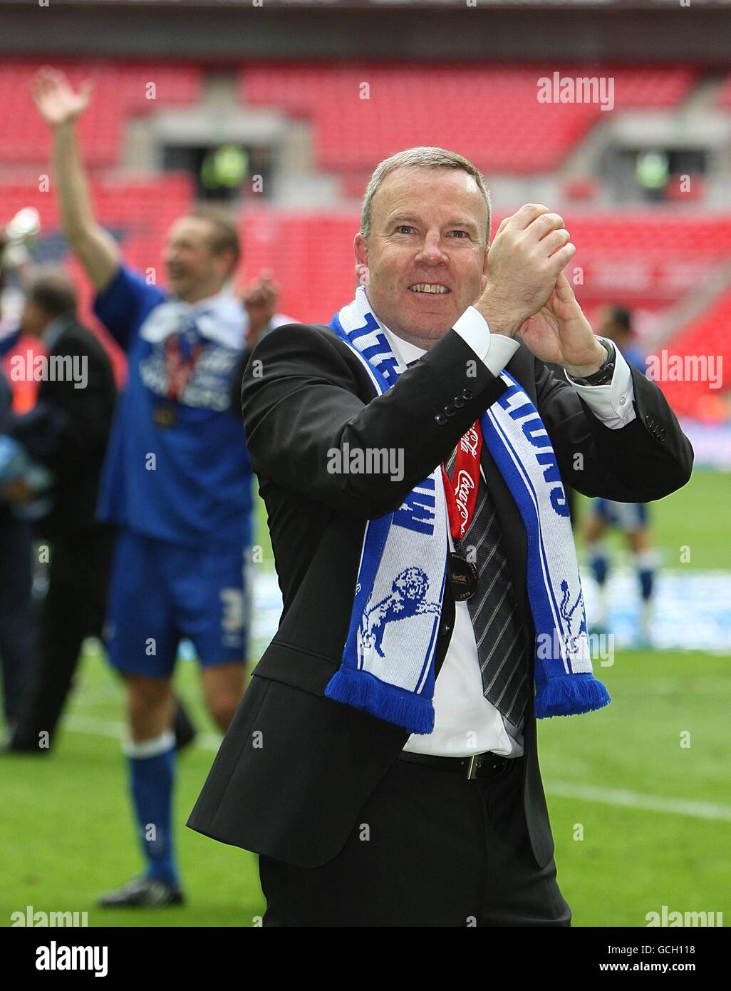 Millwall Manager Kenny Jackett Celebrates After The Final Whistle Hi millwall-manager-kenny-jackett-celebrates-after-the-final-whistle-hi