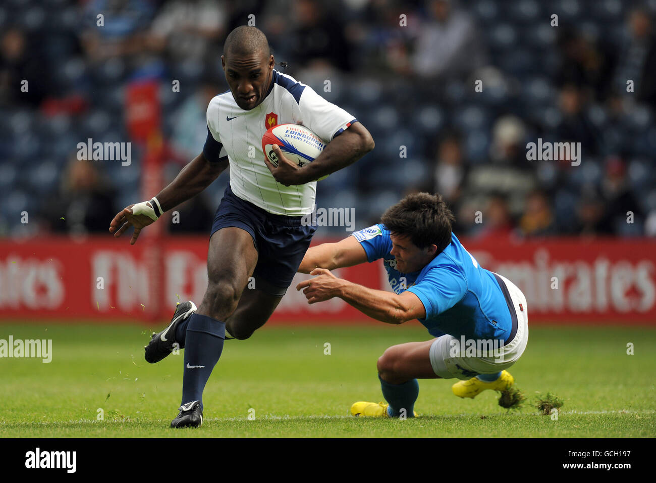 Rugby Union - Emirates Sevens - IRB World Series 2010 - Day Two - Murrayfield Stock Photo