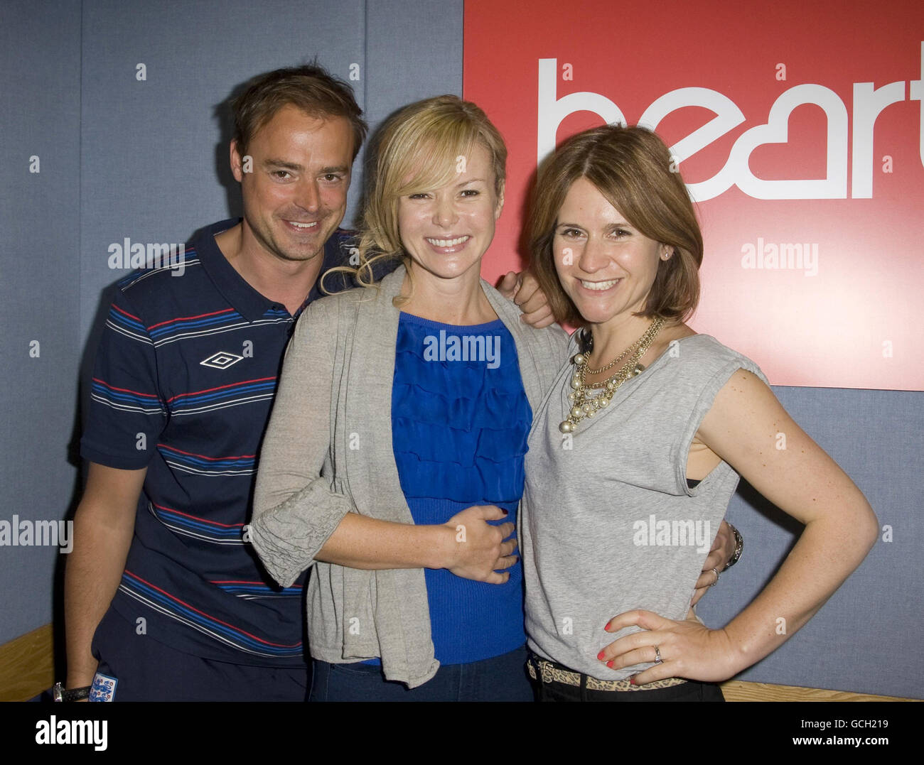 Amanda holden visits heart breakfast with jamie theakston harriet scott