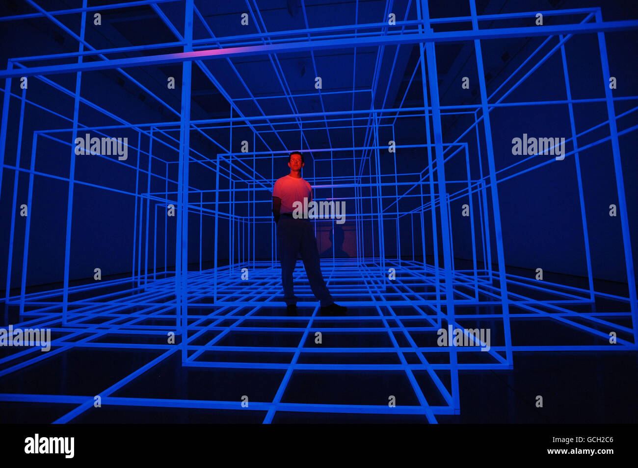 Antony Gormley exhibition Stock Photo Alamy