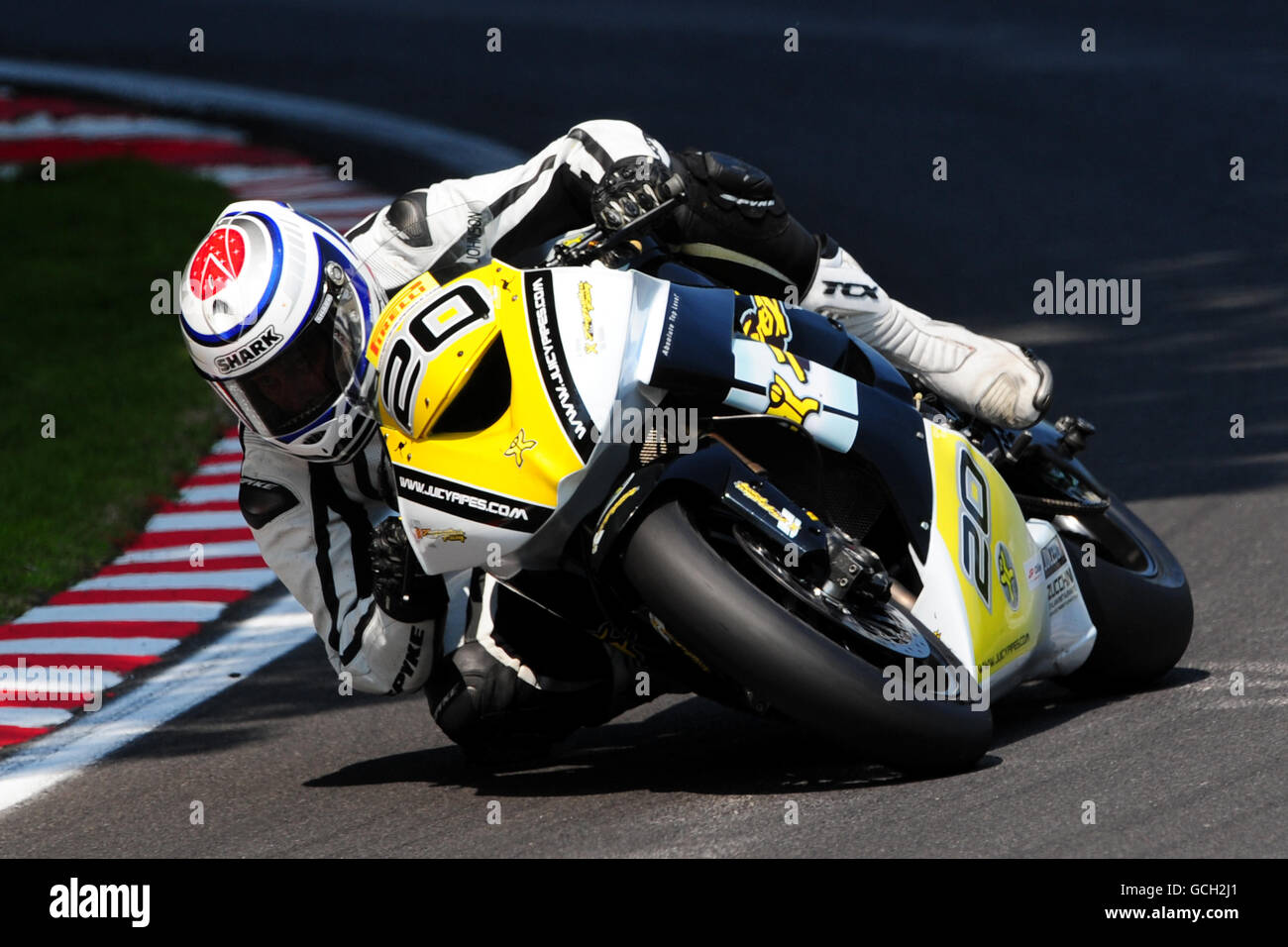 David Johnson Racing Two Brothers Racing Kawasaki's David Johnson in action during the first ...