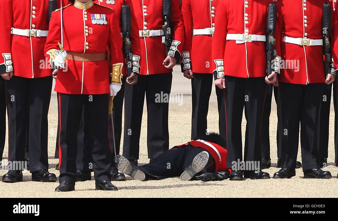 Colonel's Review of the Trooping the Colour Parade Stock Photo Alamy