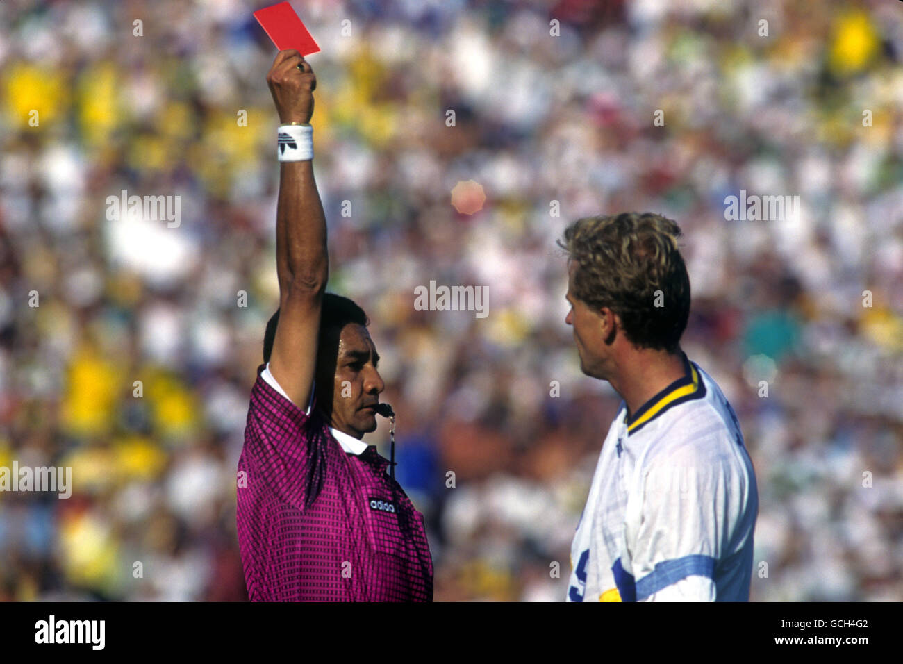 Soccer - FIFA World Cup USA 94 - Semi Final - Sweden v Brazil - Rose Bowl, Pasadena Stock Photo