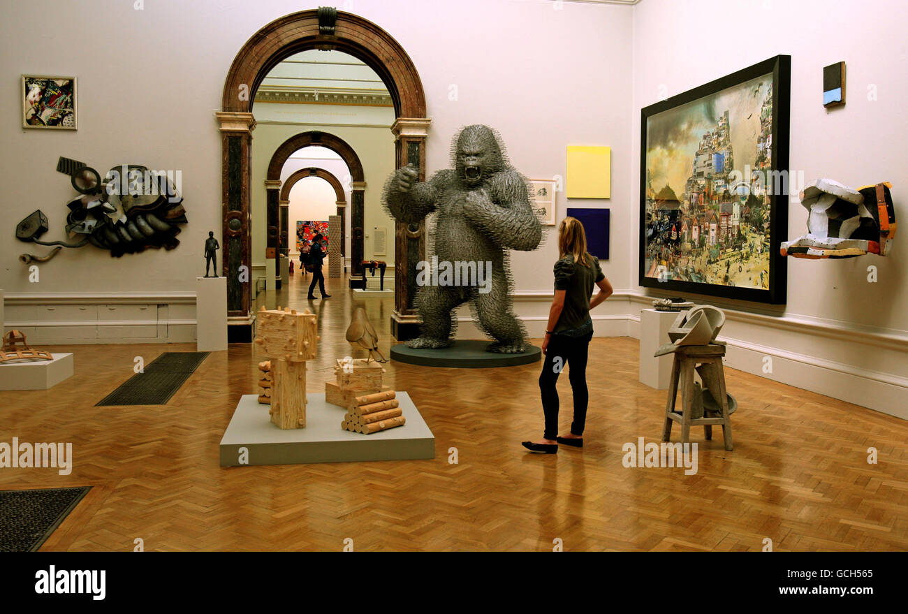 RA Summer Exhibition Stock Photo Alamy