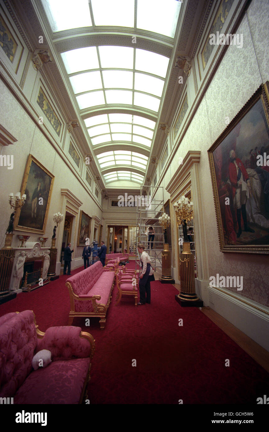 The East Gallery At Buckingham Palace Stock Photos & The East Gallery